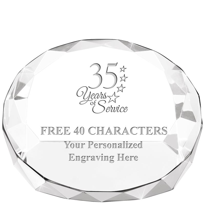 2"HX3.125"DIA CRYS FACET PPRWT