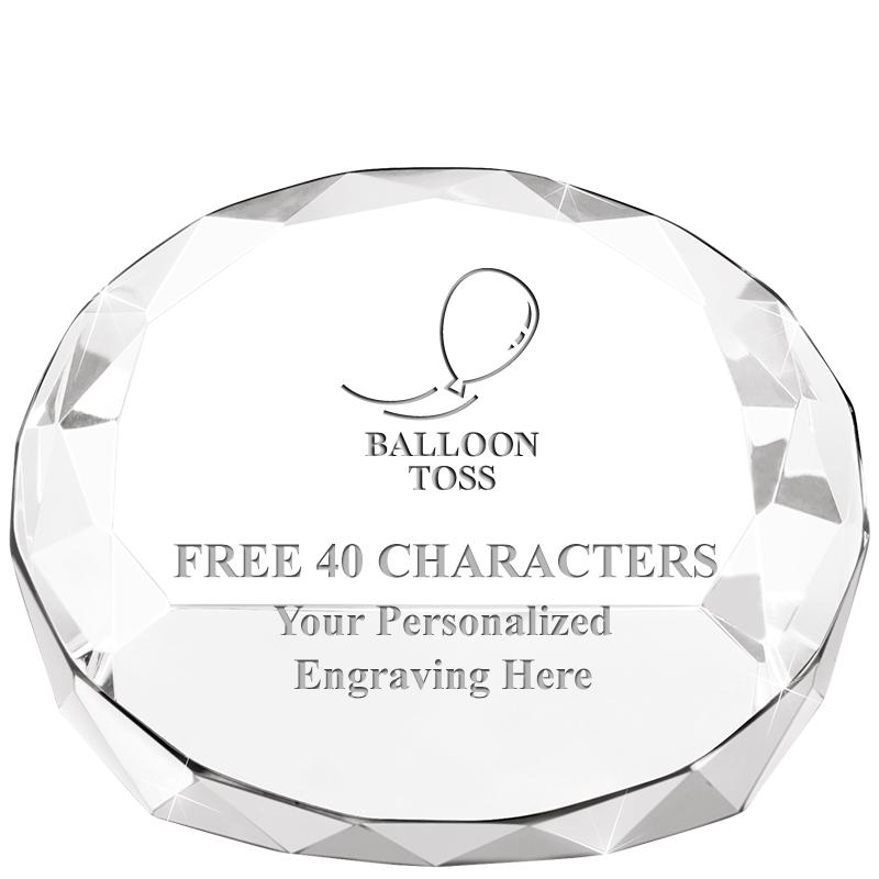 2"HX3.125"DIA CRYS FACET PPRWT