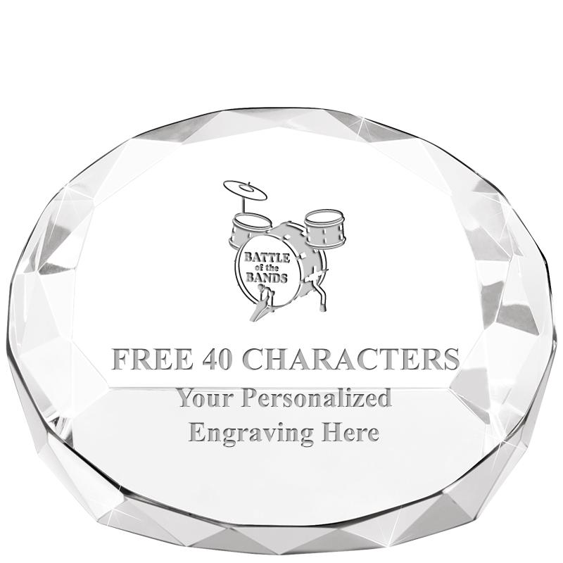 2"HX3.125"DIA CRYS FACET PPRWT