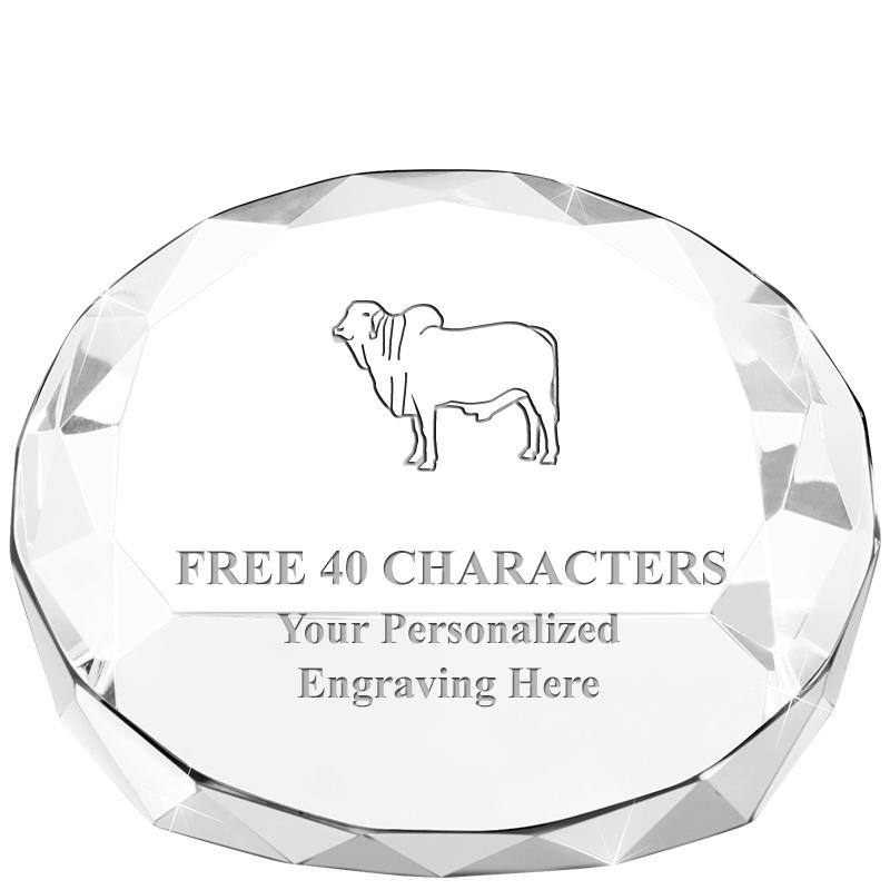 2"HX3.125"DIA CRYS FACET PPRWT