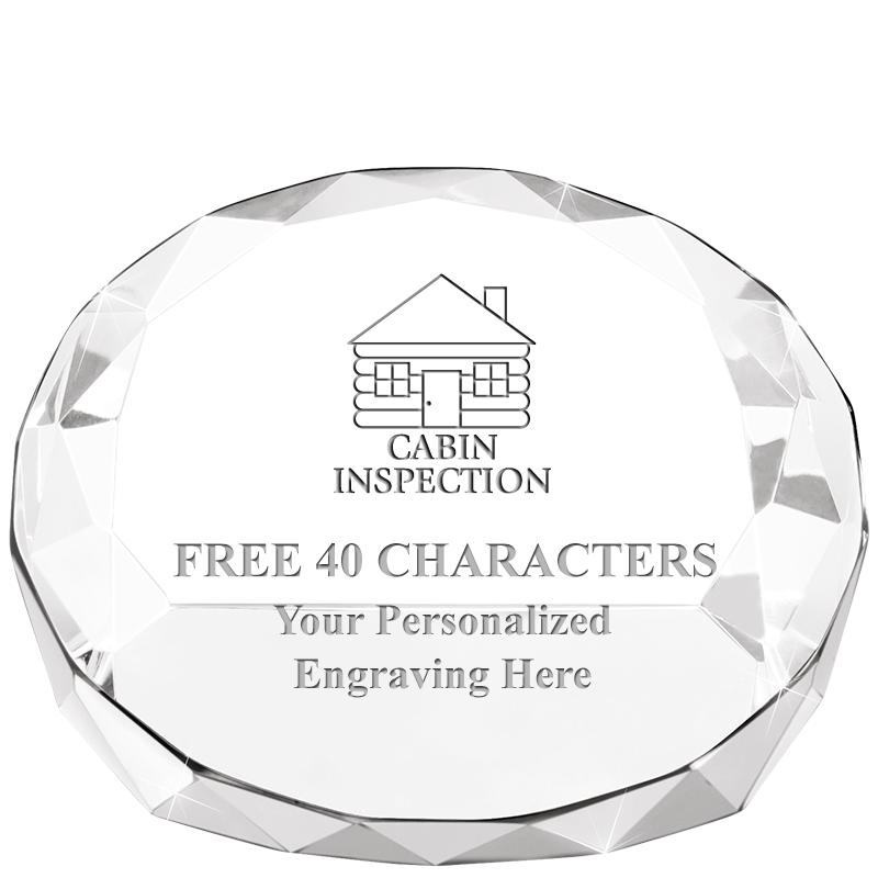 2"HX3.125"DIA CRYS FACET PPRWT