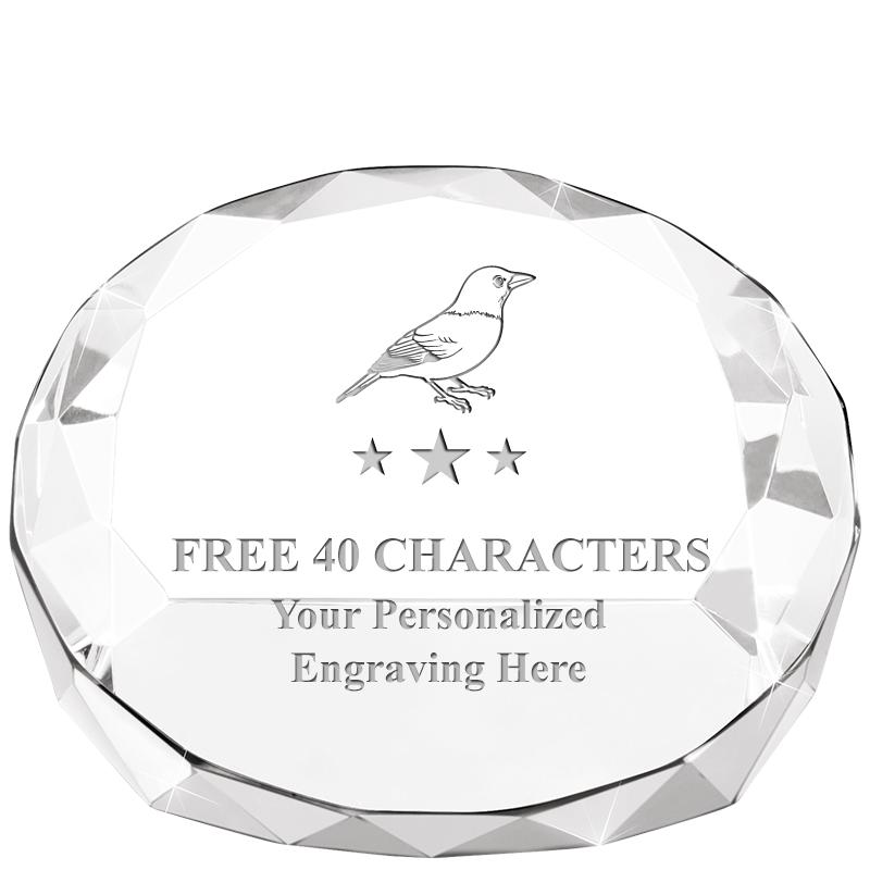 2"HX3.125"DIA CRYS FACET PPRWT