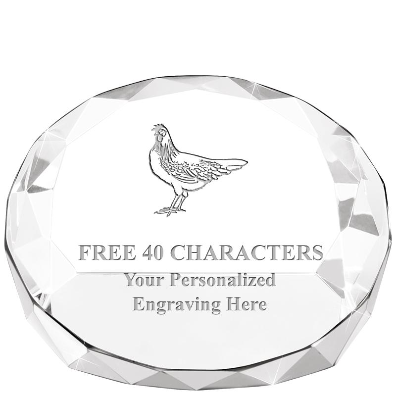 2"HX3.125"DIA CRYS FACET PPRWT