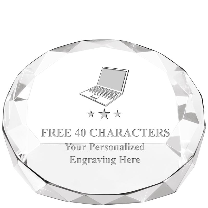 2"HX3.125"DIA CRYS FACET PPRWT