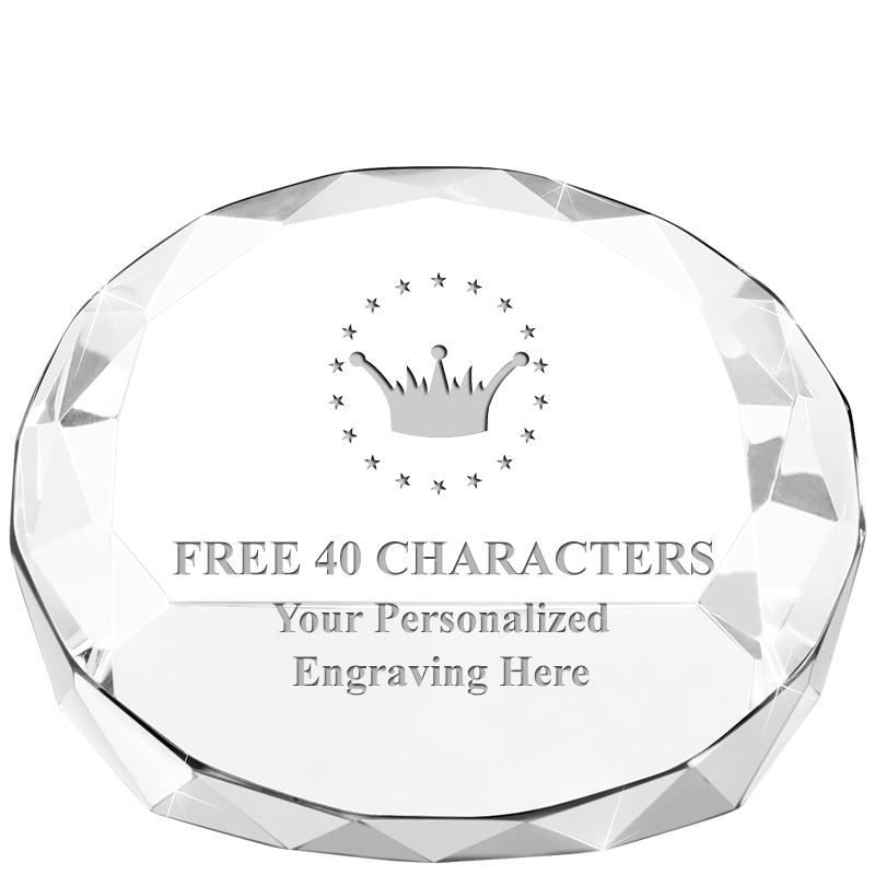 2"HX3.125"DIA CRYS FACET PPRWT