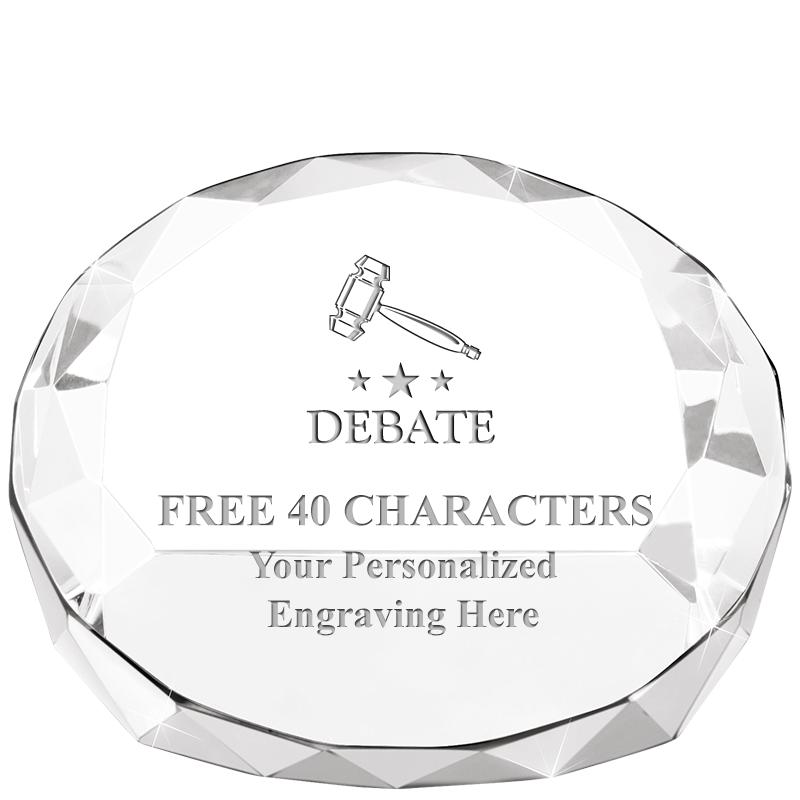 2"HX3.125"DIA CRYS FACET PPRWT