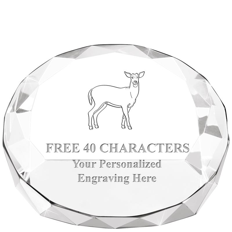 2"HX3.125"DIA CRYS FACET PPRWT