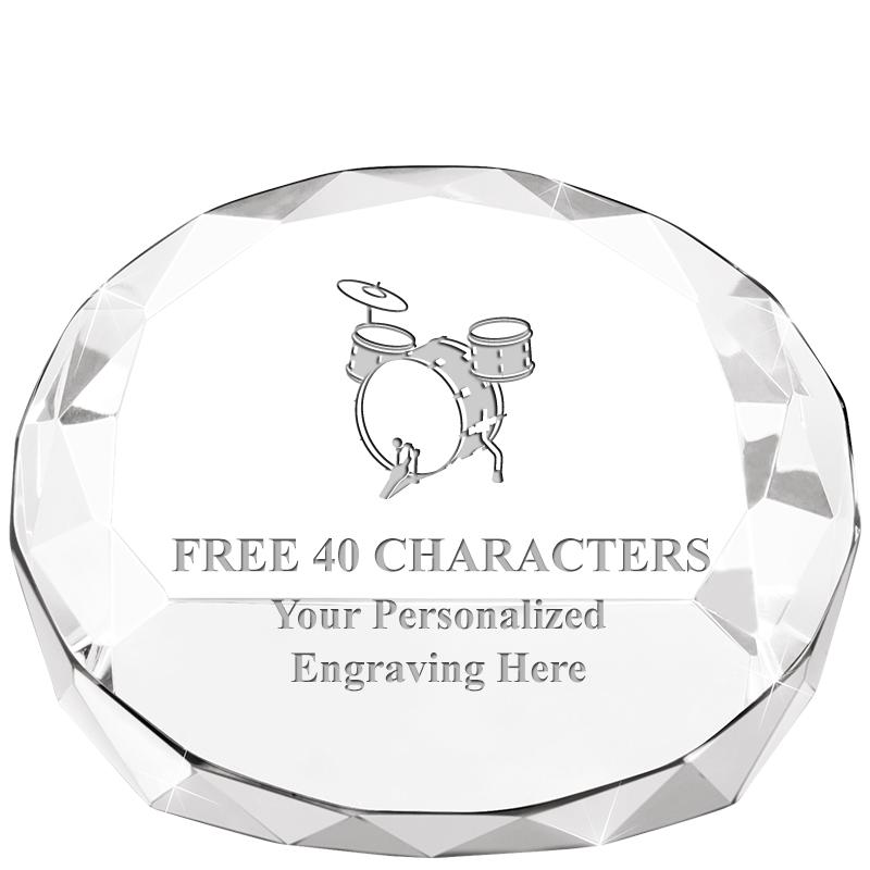 2"HX3.125"DIA CRYS FACET PPRWT