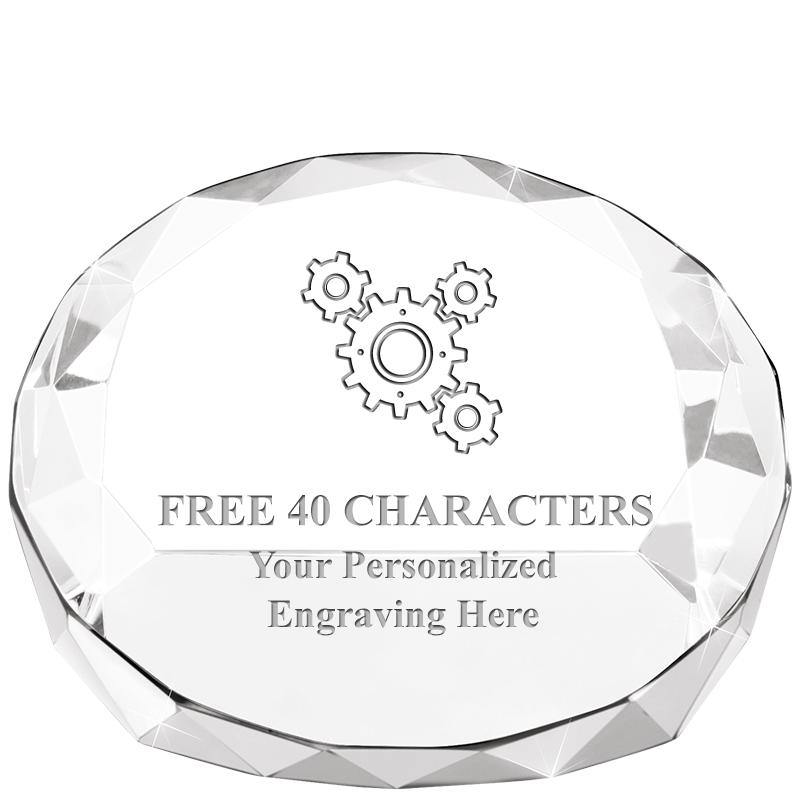 2"HX3.125"DIA CRYS FACET PPRWT