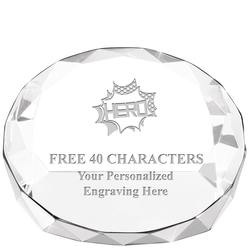 2"HX3.125"DIA CRYS FACET PPRWT