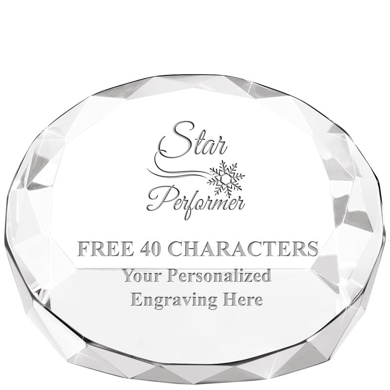 2"HX3.125"DIA CRYS FACET PPRWT