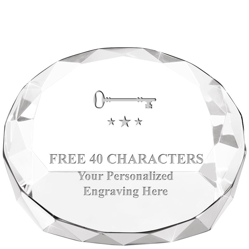 2"HX3.125"DIA CRYS FACET PPRWT