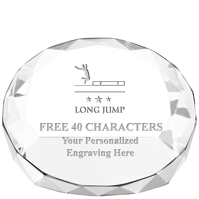 2"HX3.125"DIA CRYS FACET PPRWT