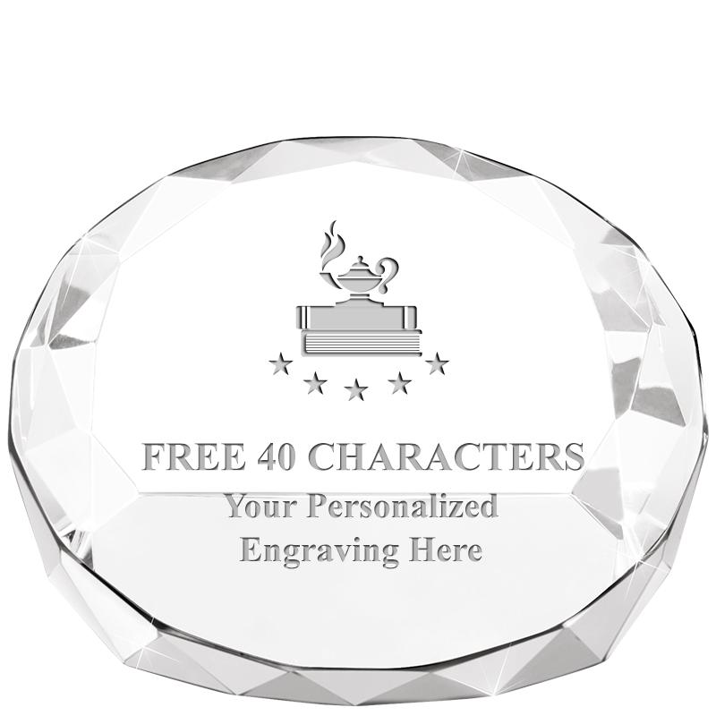 2"HX3.125"DIA CRYS FACET PPRWT