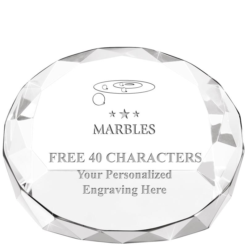 2"HX3.125"DIA CRYS FACET PPRWT