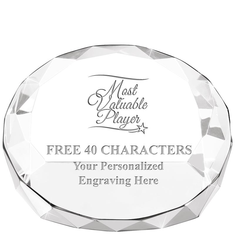 2"HX3.125"DIA CRYS FACET PPRWT