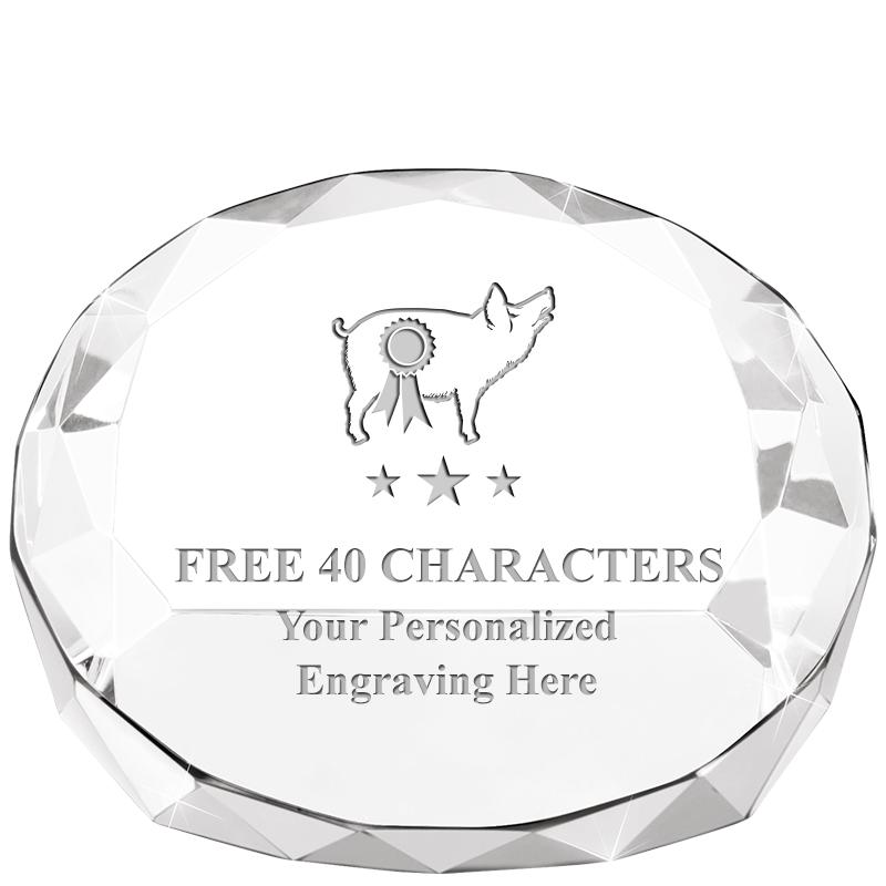 2"HX3.125"DIA CRYS FACET PPRWT