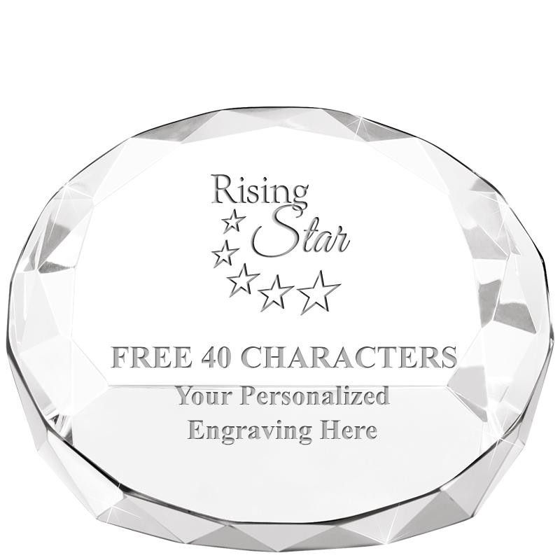 2"HX3.125"DIA CRYS FACET PPRWT