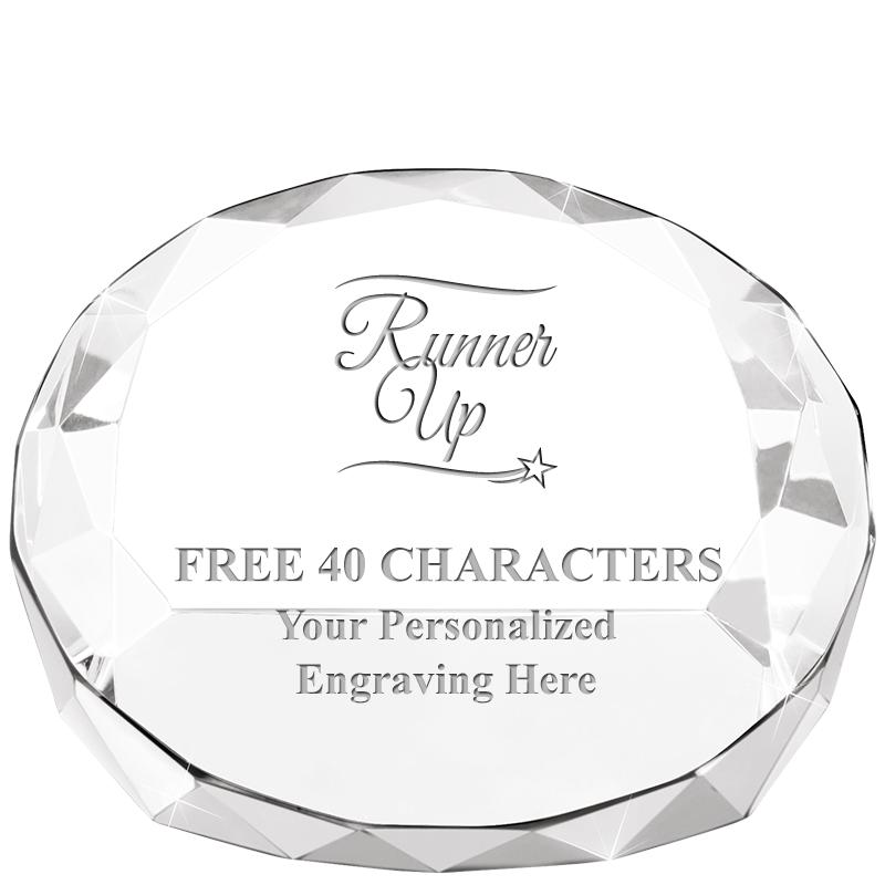 2"HX3.125"DIA CRYS FACET PPRWT