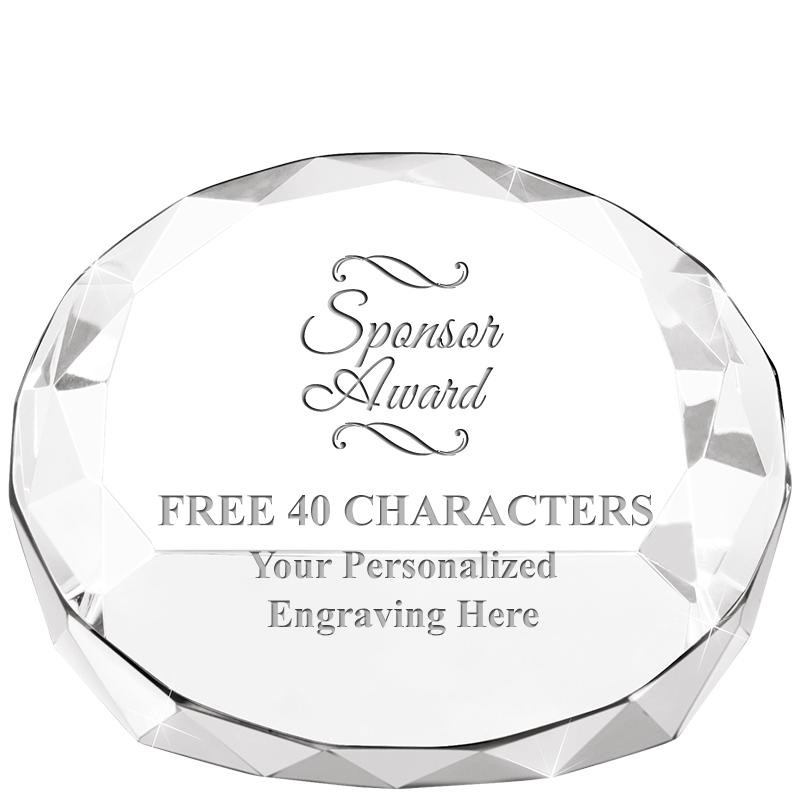 2"HX3.125"DIA CRYS FACET PPRWT