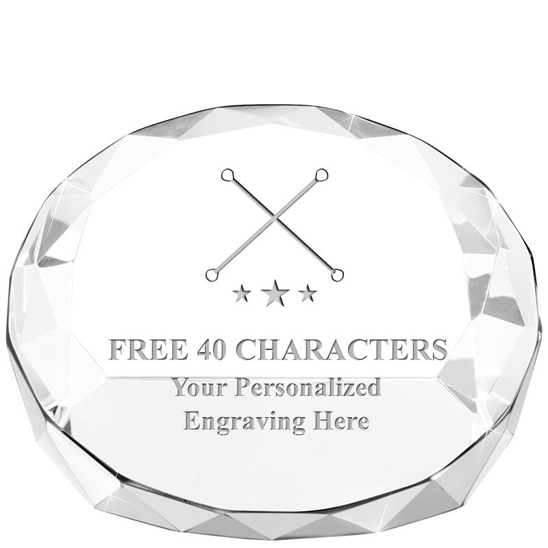 2"HX3.125"DIA CRYS FACET PPRWT