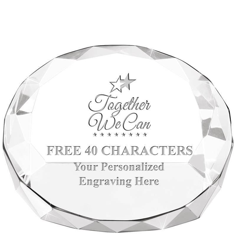 2"HX3.125"DIA CRYS FACET PPRWT