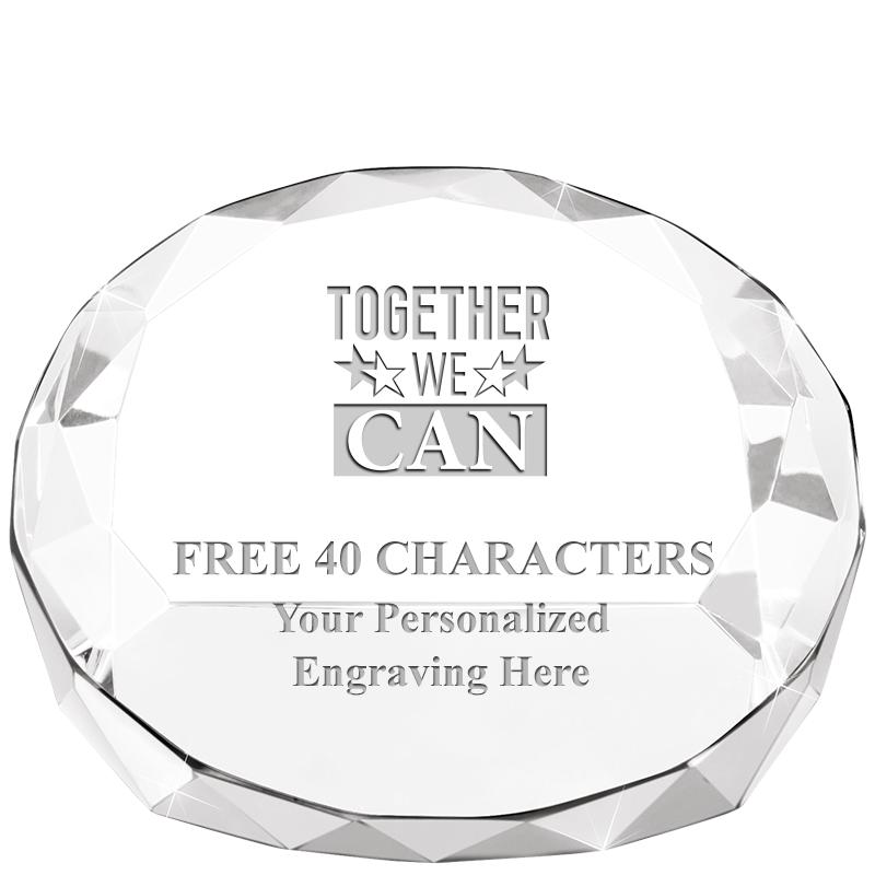 2"HX3.125"DIA CRYS FACET PPRWT