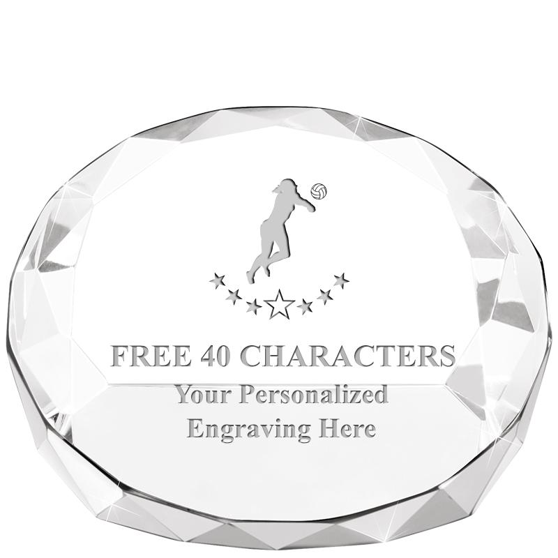 2"HX3.125"DIA CRYS FACET PPRWT