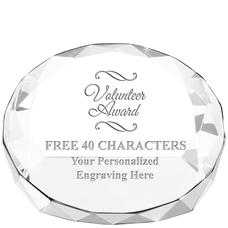 2"HX3.125"DIA CRYS FACET PPRWT