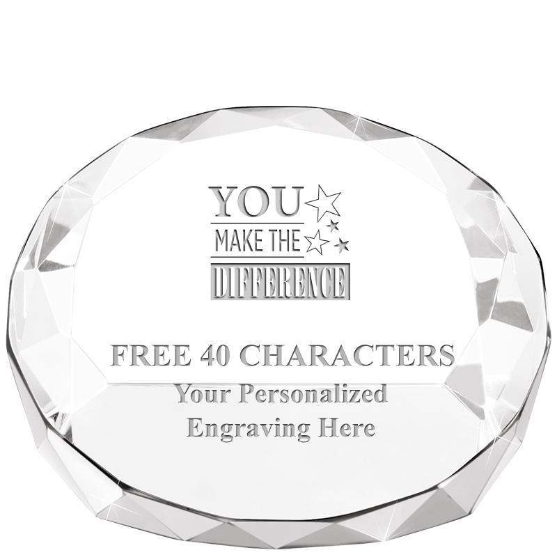 2"HX3.125"DIA CRYS FACET PPRWT