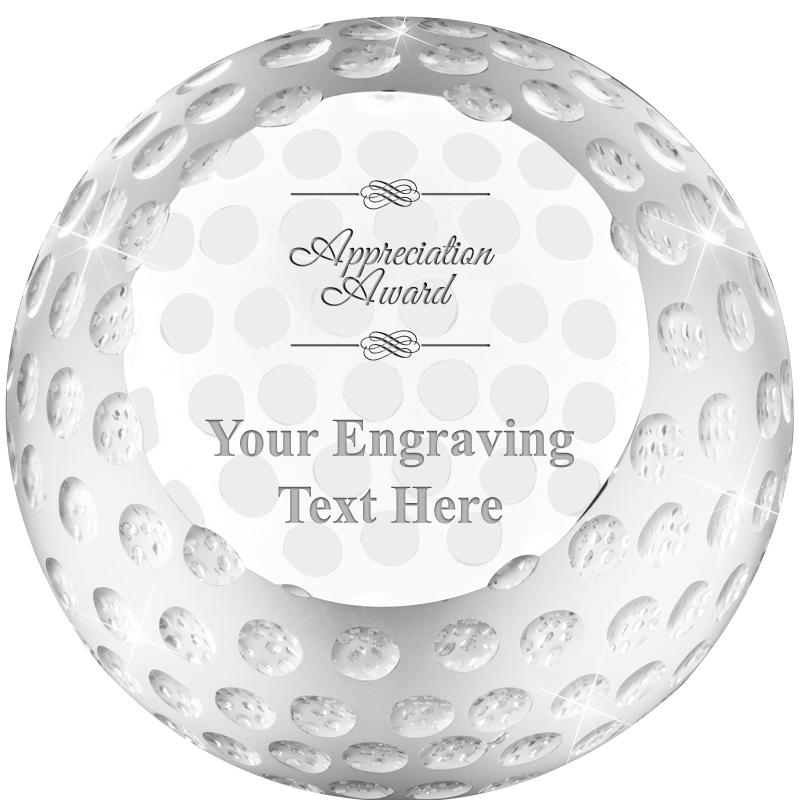 GOLF BALL PAPERWEIGHT