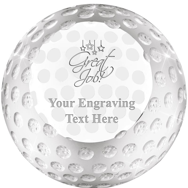 GOLF BALL PAPERWEIGHT