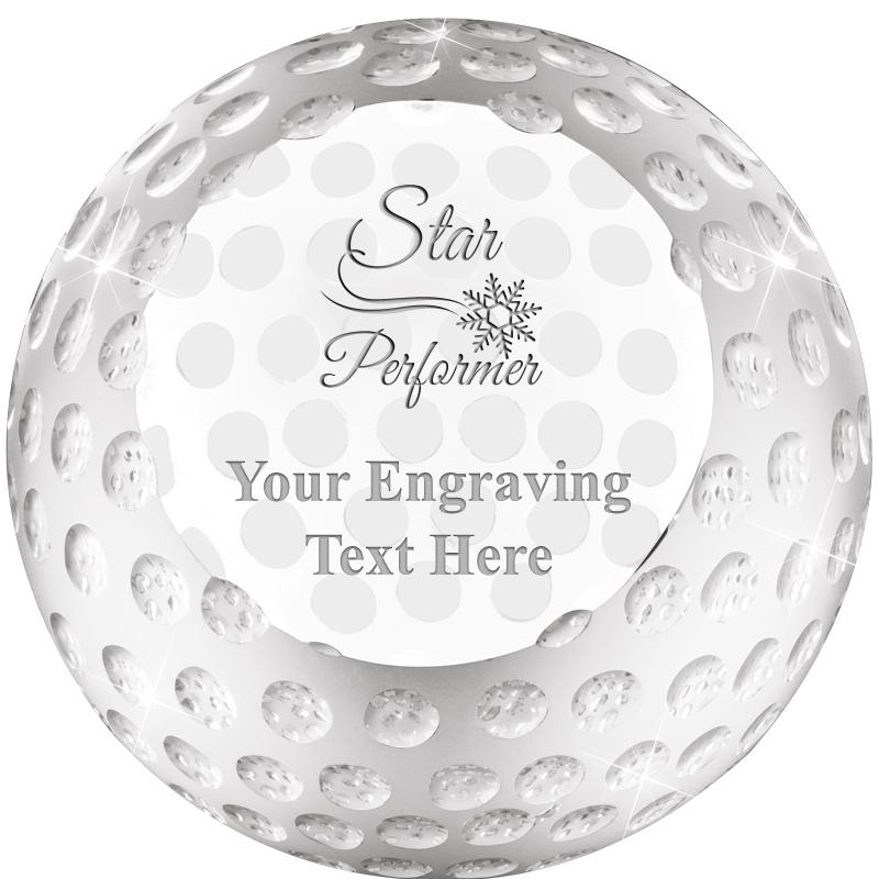 GOLF BALL PAPERWEIGHT