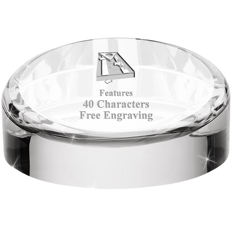 HALO CRYSTAL PAPERWEIGHT