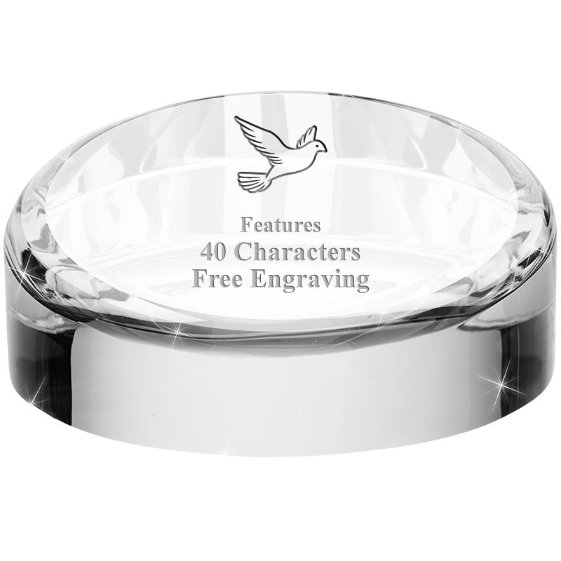 HALO CRYSTAL PAPERWEIGHT