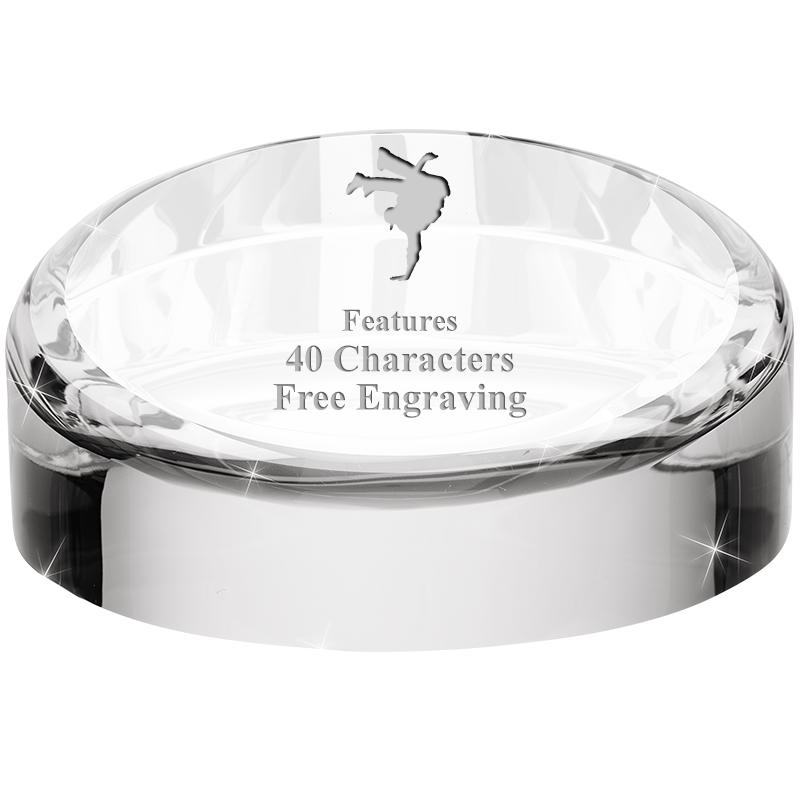 HALO CRYSTAL PAPERWEIGHT