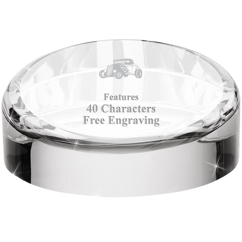 HALO CRYSTAL PAPERWEIGHT