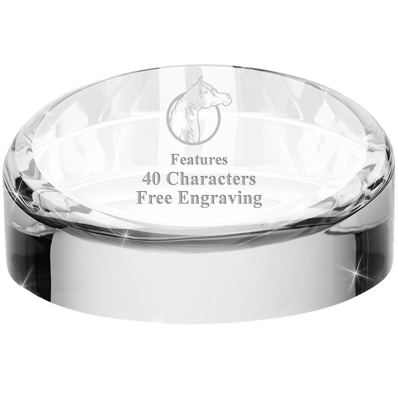 HALO CRYSTAL PAPERWEIGHT