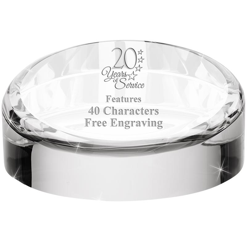 HALO CRYSTAL PAPERWEIGHT