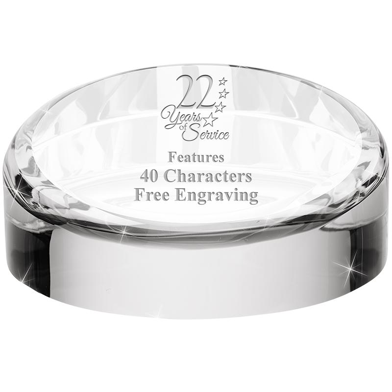 HALO CRYSTAL PAPERWEIGHT