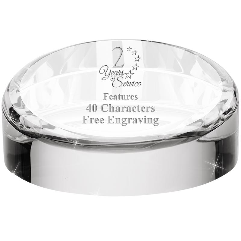 HALO CRYSTAL PAPERWEIGHT