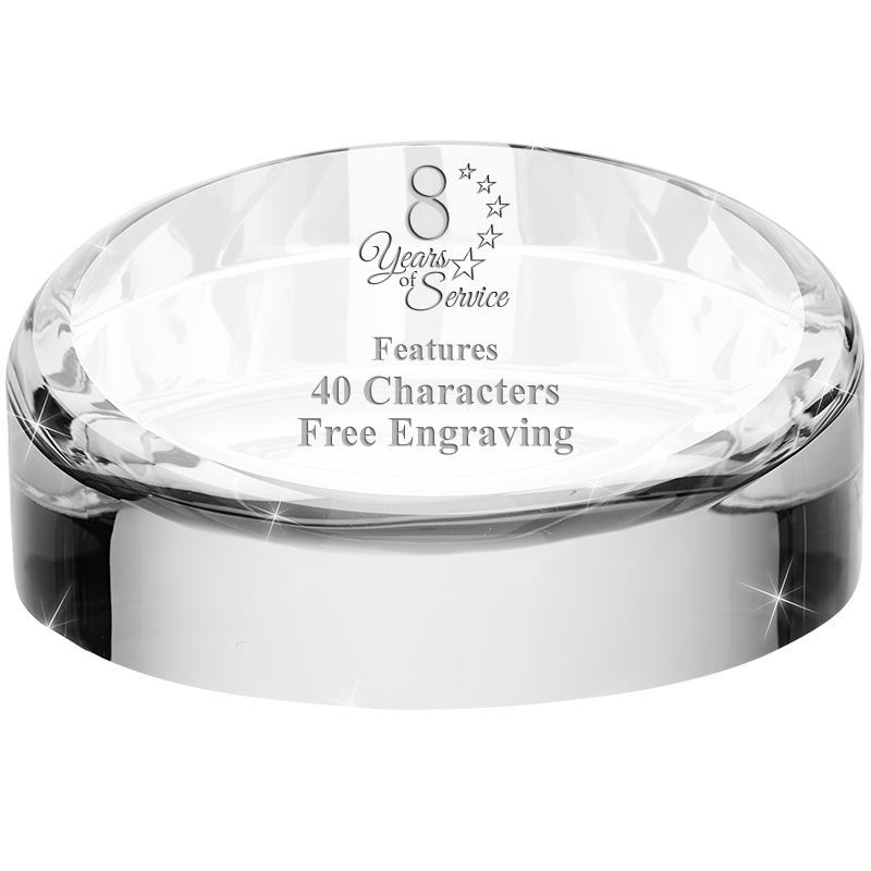 HALO CRYSTAL PAPERWEIGHT