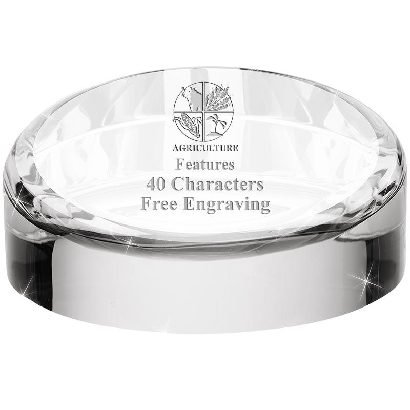 HALO CRYSTAL PAPERWEIGHT