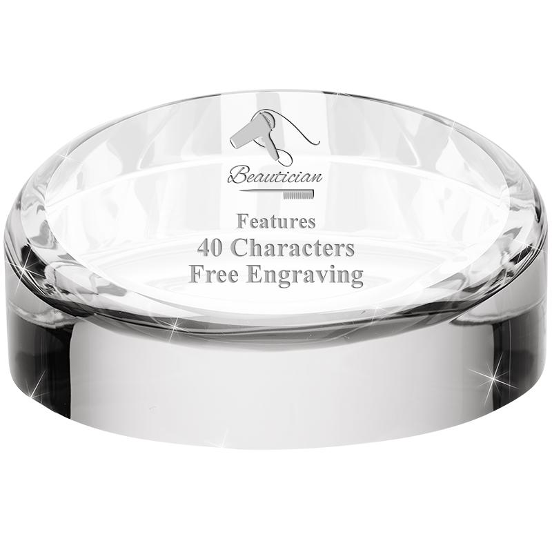 HALO CRYSTAL PAPERWEIGHT