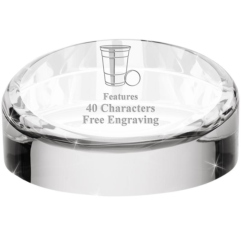 HALO CRYSTAL PAPERWEIGHT