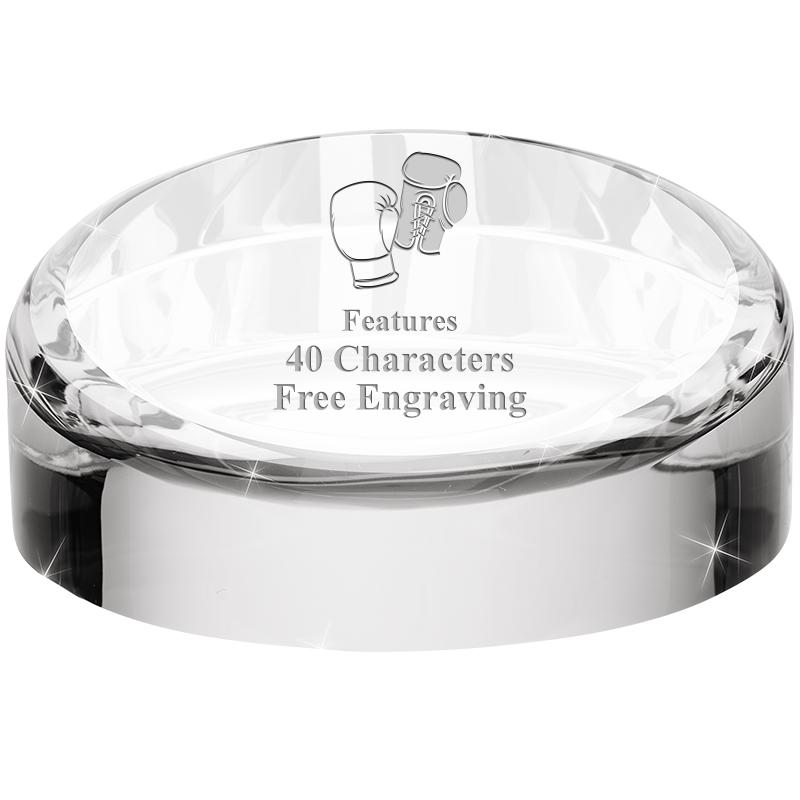 HALO CRYSTAL PAPERWEIGHT