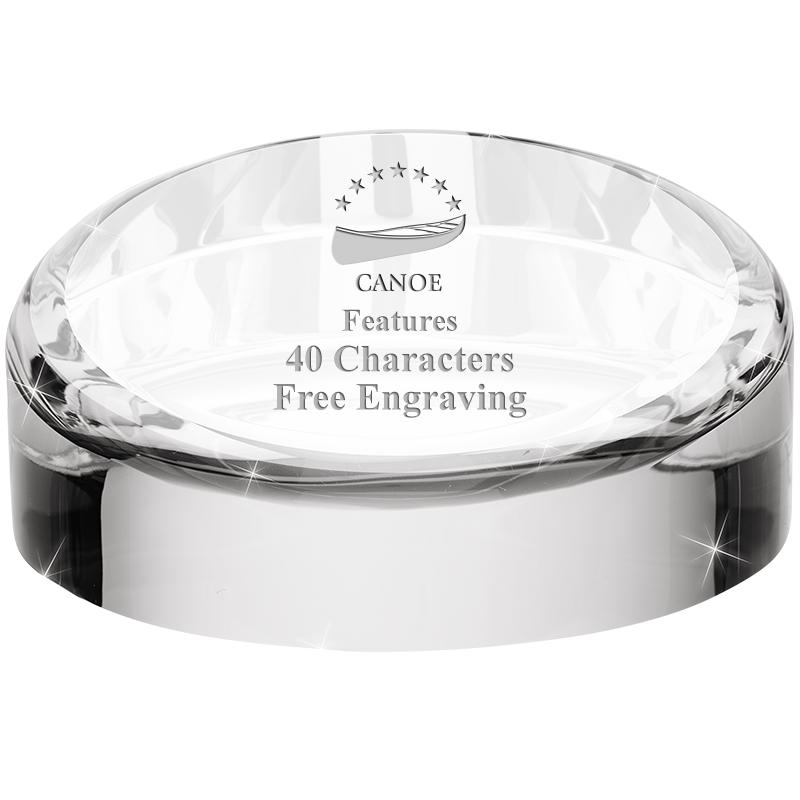 HALO CRYSTAL PAPERWEIGHT