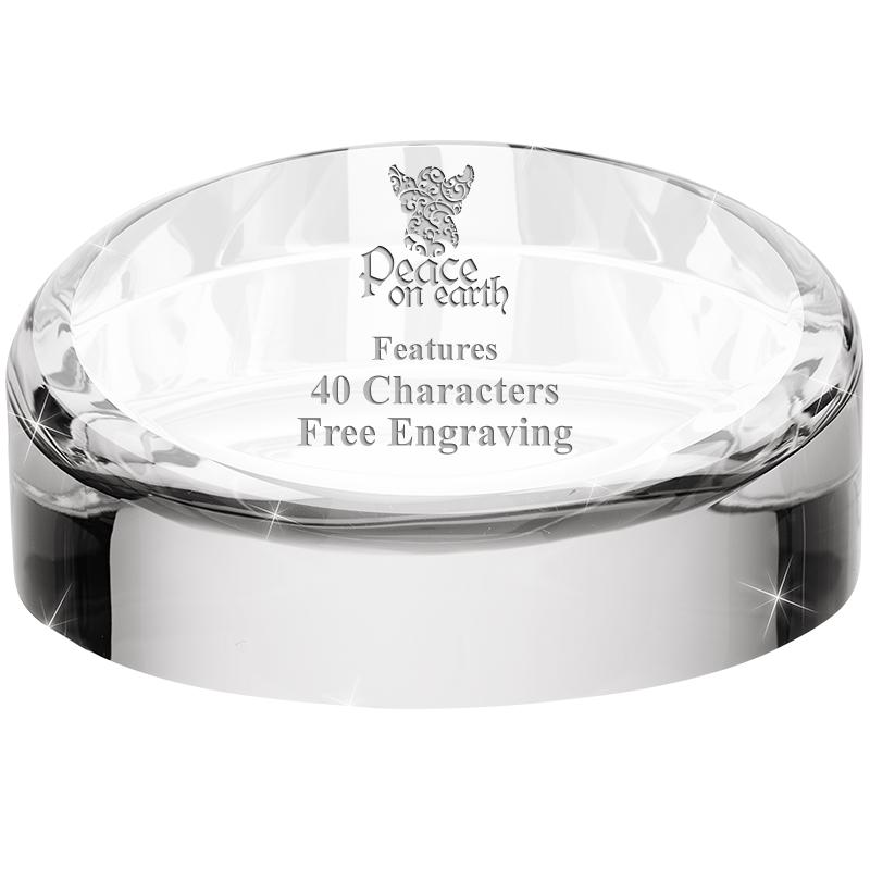 HALO CRYSTAL PAPERWEIGHT