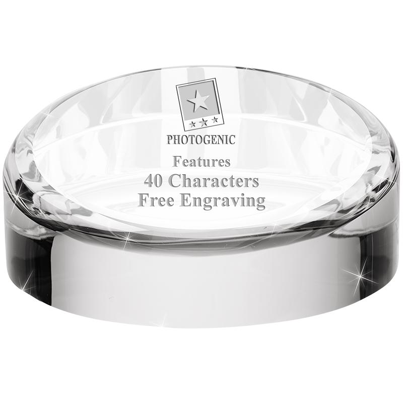 HALO CRYSTAL PAPERWEIGHT