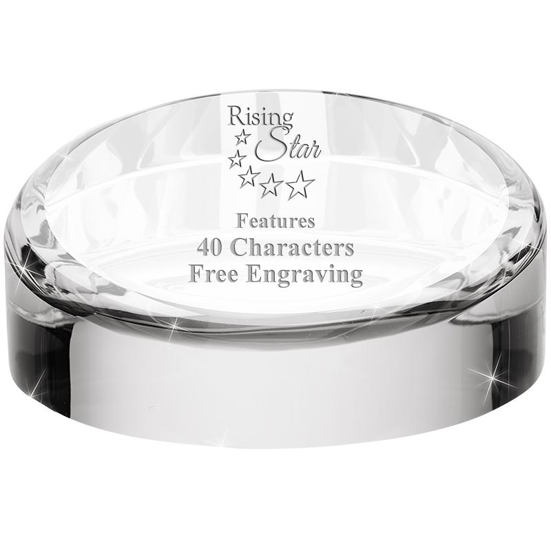 HALO CRYSTAL PAPERWEIGHT